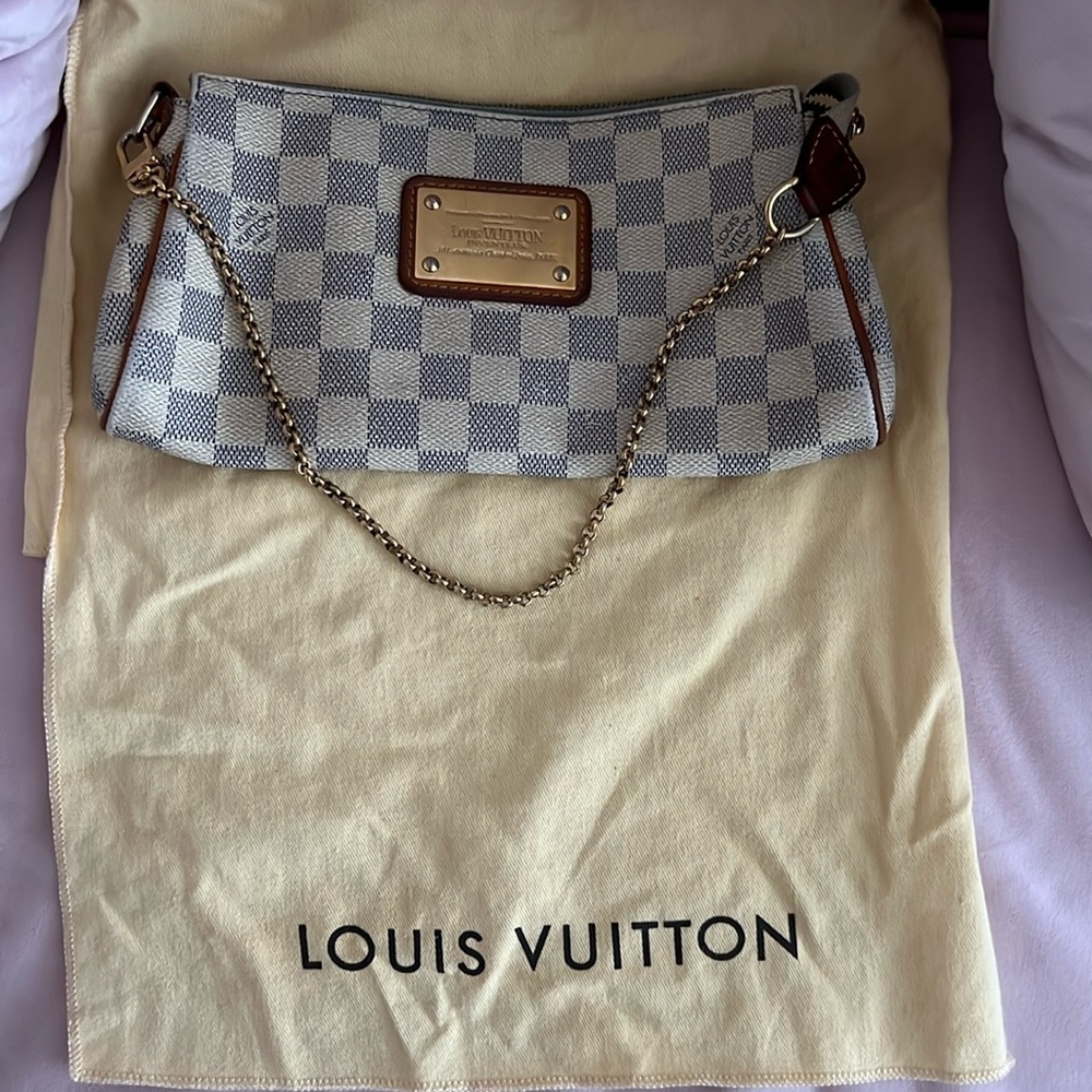 Louis Vuitton Damier Azur Eva Pochette w/ dust bag